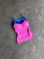 Kit 3 peças Regata Blusinha Suplex Bojo Decote Feminina Regatinha Básica Alcinha - Imagem 21