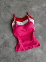 Kit 3 peças Regata Blusinha Suplex Bojo Decote Feminina Regatinha Básica Alcinha - Imagem 18