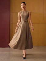 MOTF PREMIUM VESTIDO DE LÃ COM CINTO - Imagem 5