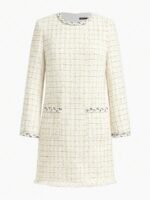 MOTF PREMIUM VESTIDO COM BAINHA EM TWEED CONTRASTANTE - Imagem 8