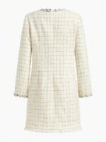 MOTF PREMIUM VESTIDO COM BAINHA EM TWEED CONTRASTANTE - Imagem 9