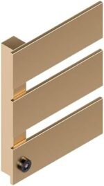 Toalheiro Térmico Smart Thermolux EASY III | Controle por App, Toca Música via Bluetooth, Aquecimento Rápido, Antibacteriano, Display LCD e Wi-Fi (Dourado, 3 Barras) | .br - Imagem 6