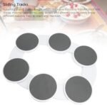 Luocute Bandeja Giratória para Alimentos, Mesa Giratória de 360 ​​graus Com Faixas Deslizantes para Mesa de Jantar, Cozinha, Festa, Reunião de Família, Piquenique, Leve, | .br - Imagem 5