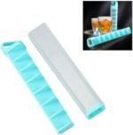 Bandejas de gelo Bandejas fáceis de liberação de moldes de cubo de gelo quadrado multifuncional para coquetéis de cozinha Abs plástico cubo de gelo freezer bandejas de gelo | .br - Imagem 5