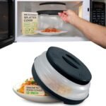 Hover Cover Capa magnética para respingos de micro-ondas 2.0, tampa dobrável de 30,5 cm sem BPA com ímãs atualizados, protetor de placa ventilada, pode ser lavado na lava-louças, armazenamento | .br