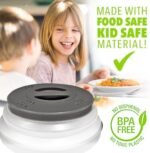 Hover Cover Capa magnética para respingos de micro-ondas 2.0, tampa dobrável de 30,5 cm sem BPA com ímãs atualizados, protetor de placa ventilada, pode ser lavado na lava-louças, armazenamento | .br - Imagem 7