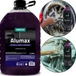 Limpador de alumínio Vintex Alumax 5L remove sujeiras e oxidações de baús, rodas e carrocerias com alta eficiência e segurança : .br: Automotivo - Imagem 2