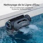 AIPER Robô de piscina Seagull Pro, sistema de quatro motores, navegação WavePath, tempo de trabalho de 150 minutos, aspirador de pó de piscina sem fio, ideal para piscinas de até 150 m² de tamanho | .br - Imagem 3
