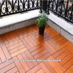 Azulejos de deck composto de madeira de madeira, resistente ao clima e à prova d'água para piso composto externo para varanda 10 peças | .br - Imagem 6