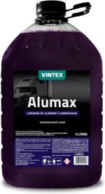 Limpador de alumínio Vintex Alumax 5L remove sujeiras e oxidações de baús, rodas e carrocerias com alta eficiência e segurança : .br: Automotivo